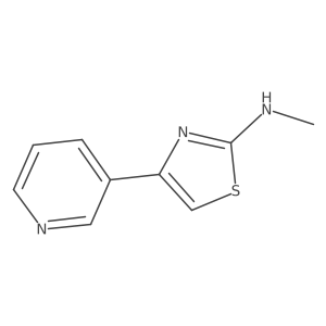 N-methyl-4-(3-pyridinyl)-2-thiazolamine Structure