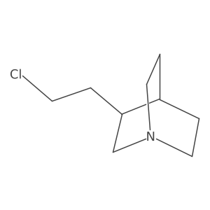 3-(2-Chloroethyl)-1-azabicyclo[2.2.2]octane结构式