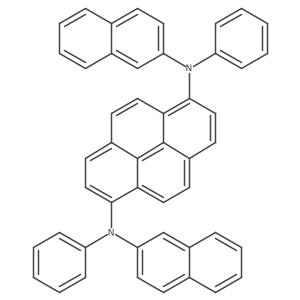 N1,N6-Di-2-naphthalenyl-N1,N6-diphenyl-1,6-pyrenediamine Structure
