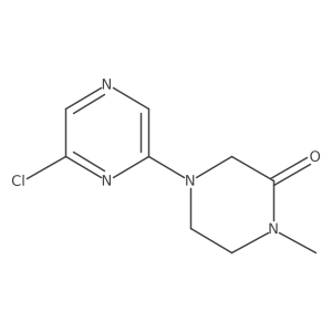 6-Chloro-2-(4-methyl-3-oxo-1-piperazinyl)-pyrazine Structure