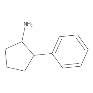 Cyclopentanamine, 2-phenyl-, (1R,2R)-rel-结构式