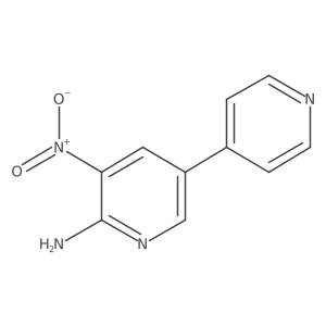 5-Nitro-[3,4'-bipyridin]-6-amine Structure