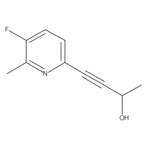 4-(5-Fluoro-6-methylpyridin-2-yl)but-3-yn-2-ol Structure