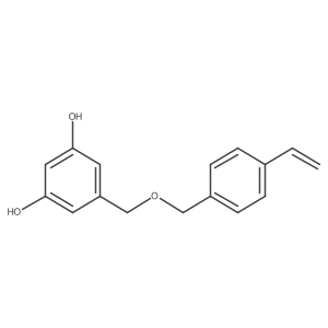 5-[[(4-Ethenylphenyl)methoxy]methyl]-1,3-benzenediol结构式