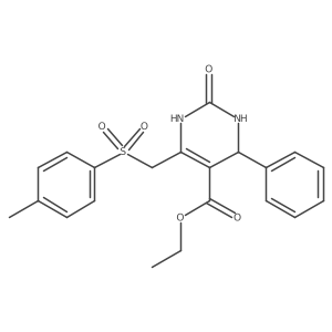 Ethyl 6-[(4-methylbenzenesulfonyl)methyl]-2-oxo-4-phenyl-1,2,3,4-tetrahydropyrimidine-5-carboxylate Structure