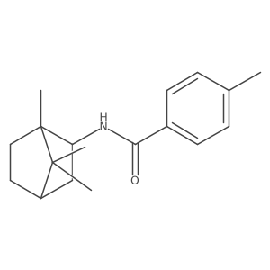 4-methyl-N-((1S,4R)-1,7,7-trimethylbicyclo[2.2.1]heptan-2-yl)benzamide结构式
