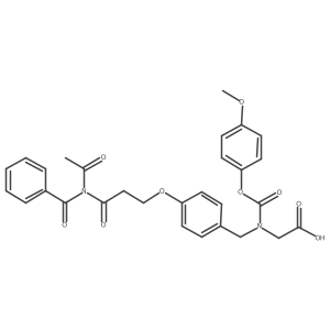 Muraglitazar metabolite M16结构式
