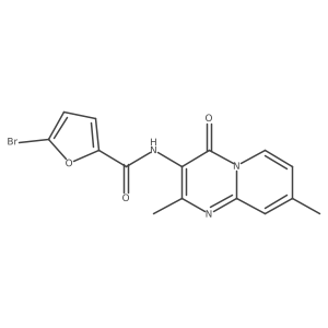 5-bromo-N-(2,8-dimethyl-4-oxo-4H-pyrido[1,2-a]pyrimidin-3-yl)furan-2-carboxamide Structure