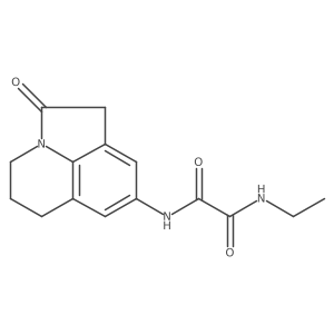 N-ethyl-N'-{2-oxo-1-azatricyclo[6.3.1.0^{4,12}]dodeca-4,6,8(12)-trien-6-yl}ethanediamide结构式