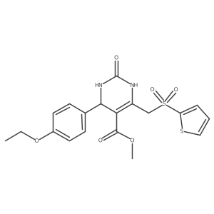 Methyl 4-(4-ethoxyphenyl)-2-oxo-6-[(thiophene-2-sulfonyl)methyl]-1,2,3,4-tetrahydropyrimidine-5-carboxylate Structure