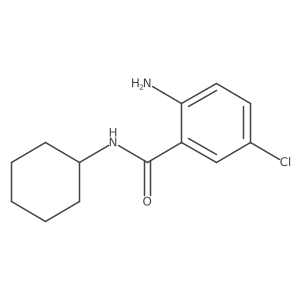 2-Amino-5-chloro-N-cyclohexylbenzamide结构式