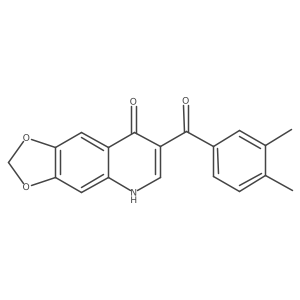 7-(3,4-dimethyl-benzoyl)-5H-[1,3]dioxolo[4,5-g]quinolin-8-one Structure