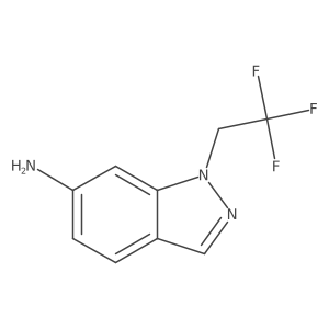 1-(2,2,2-Trifluoroethyl)-1h-indazol-6-amine Structure