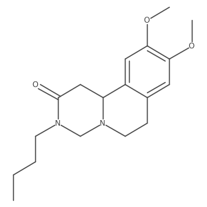 3-Butyl-1,3,4,6,7,11b-hexahydro-9,10-dimethoxy-2H-pyrimido[6,1-a]isoquinolin-2-one Structure