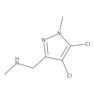 N-[(4,5-Dichloro-1-methyl-1H-pyrazol-3-YL)methyl]-N-methylamine Structure