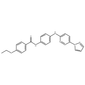 4-ethoxy-N-(4-{[6-(1H-pyrazol-1-yl)pyridazin-3-yl]amino}phenyl)benzamide Structure