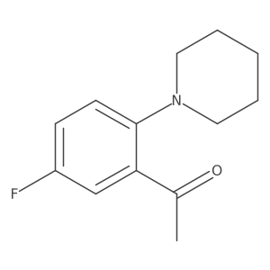 5'-Fluoro-2'-(1-piperidyl)acetophenone Structure