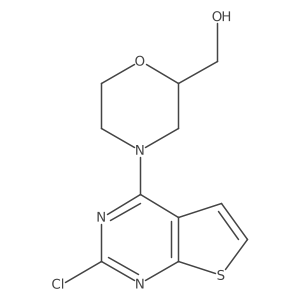 (4-(2-Chlorothieno[2,3-d]pyrimidin-4-yl)morpholin-2-yl)methanol Structure