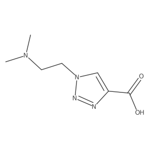 1-[2-(dimethylamino)ethyl]-1H-1,2,3-triazole-4-carboxylic acid Structure