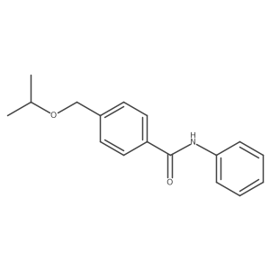 4-[(1-Methylethoxy)methyl]-N-phenylbenzamide Structure