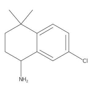 7-Chloro-4,4-dimethyl-1,2,3,4-tetrahydronaphthalen-1-amine Structure