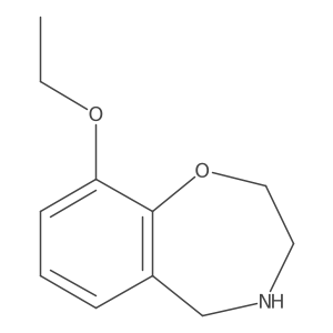 9-Ethoxy-2,3,4,5-tetrahydrobenzo[f][1,4]oxazepine Structure