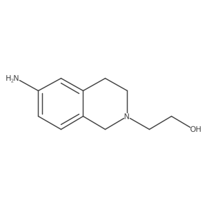 2-(6-amino-3,4-dihydro-1H-isoquinolin-2-yl)ethanol Structure