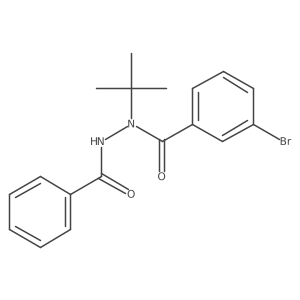 N'-benzoyl-3-bromo-N-tert-butylbenzohydrazide Structure