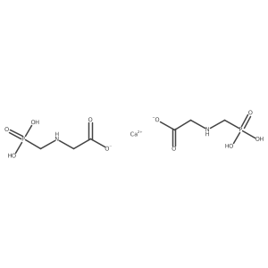 N-(Phosphonomethyl)glycine calcium salt (2:1) Structure