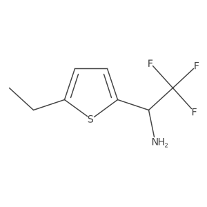 (I+/-R)-5-Ethyl-I+/--(trifluoromethyl)-2-thiophenemethanamine Structure