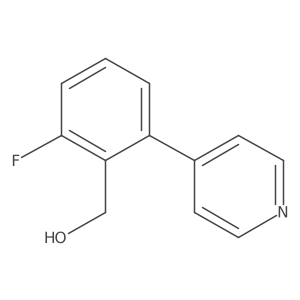 (2-Fluoro-6-pyridin-4-ylphenyl)methanol结构式