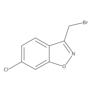 3-(Bromomethyl)-6-chloro-1,2-benzisoxazole结构式