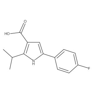 5-(4-fluorophenyl)-2-(propan-2-yl)-1H-pyrrole-3-carboxylic acid Structure