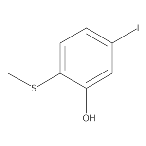 5-Iodo-2-(methylsulfanyl)phenol Structure