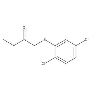 1-((2,5-Dichlorophenyl)thio)butan-2-one Structure