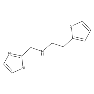 (1H-Imidazol-2-ylmethyl)[2-(thiophen-2-yl)ethyl]amine结构式