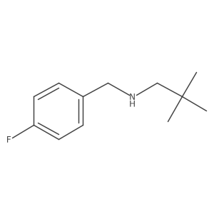 (2,2-Dimethylpropyl)[(4-fluorophenyl)methyl]amine Structure