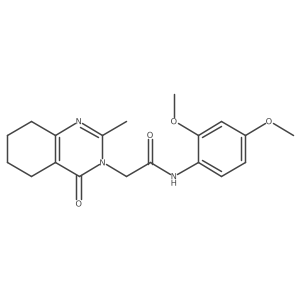 N-(2,4-dimethoxyphenyl)-2-(2-methyl-4-oxo-5,6,7,8-tetrahydroquinazolin-3(4H)-yl)acetamide Structure
