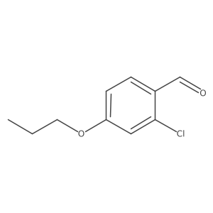 2-Chloro-4-propoxybenzaldehyde Structure