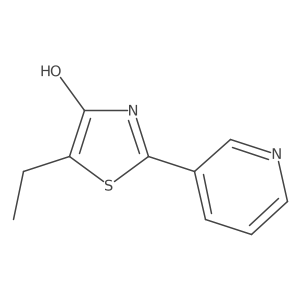 5-Ethyl-2-pyridin-3-yl-thiazol-4-ol Structure