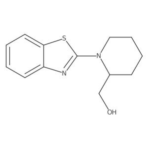(1-(Benzo[d]thiazol-2-yl)piperidin-2-yl)methanol Structure