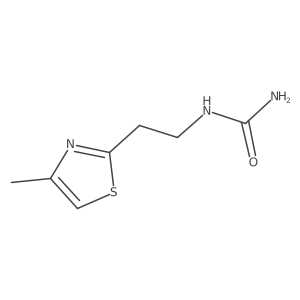 [2-(4-Methyl-1,3-thiazol-2-yl)ethyl]urea结构式