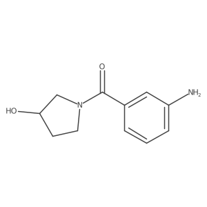 1-(3-Aminobenzoyl)pyrrolidin-3-ol Structure
