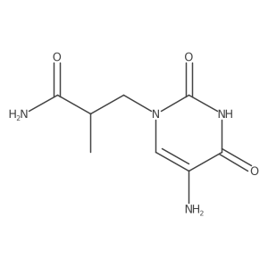 3-(5-Amino-2,4-dioxo-3,4-dihydropyrimidin-1(2h)-yl)-2-methylpropanamide Structure