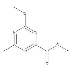 Methyl 2-methoxy-6-methylpyrimidine-4-carboxylate结构式