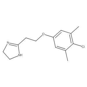 1H-Imidazole, 2-[2-(4-chloro-3,5-dimethylphenoxy)ethyl]-4,5-dihydro-结构式
