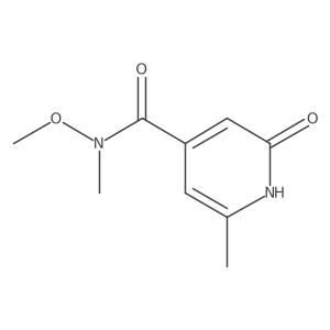 N-methoxy-N,2-dimethyl-6-oxo-1H-pyridine-4-carboxamide Structure