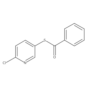 [(6-Chloropyridin-3-yl)sulfanyl](phenyl)methanone Structure