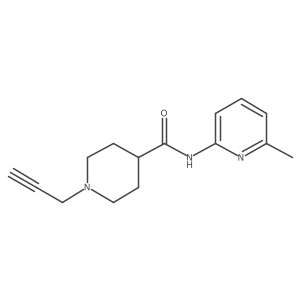 N-(6-methylpyridin-2-yl)-1-prop-2-ynylpiperidine-4-carboxamide Structure