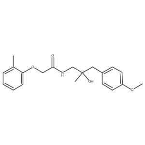 N-(2-hydroxy-3-(4-methoxyphenyl)-2-methylpropyl)-2-(o-tolyloxy)acetamide Structure